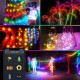 Usb Led  String  Light Smart Garland Bluetooth-compatible Application Control Light Outdoor Waterproof Water Fairy Tale Music Light Room Garden Decor 20 Meters, 132 Beads