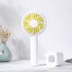 Usb Mini Mute Fans Electric Portable Handheld Household Desktop Electric Fan for Student Office Pink