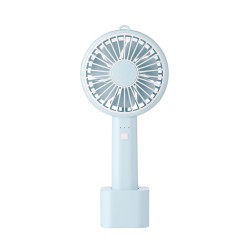 Usb Mini Mute Fans Electric Portable Handheld Household Desktop Electric Fan for Student Office blue