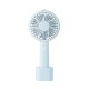 Usb Mini Mute Fans Electric Portable Handheld Household Desktop Electric Fan for Student Office blue