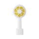 Usb Mini Mute Fans Electric Portable Handheld Household Desktop Electric Fan for Student Office white