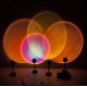 Usb Sunset Rainbow Red Projector Led Sun Projection Night Light For Bedroom Bar Coffee Store Wall Decoration Lighting Rainbow