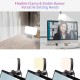 Video Conference Fill Light Adjustable Portable Photography Lamp Notebook Online Live Light black