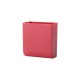 Wall Hanging Storage Box Multifunction Remote Control Storage Case Mobile Phone Plug Holder Stand Container red