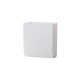 Wall Hanging Storage Box Multifunction Remote Control Storage Case Mobile Phone Plug Holder Stand Container white