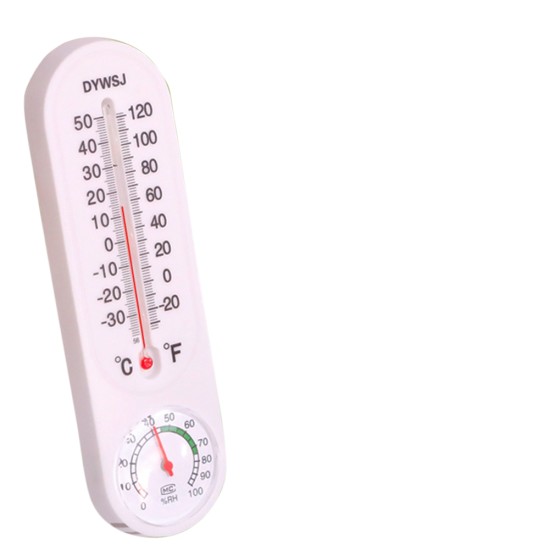 Wall Hung Thermometer Hygrometer for Indoor Outdoor Garden Office