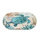 Waterproof Safety Shower Bath Mat with Suction Cup Non-slip Floor Mat for Hotel Bathroom Bathtub Kitchen Pad Sea turtle_35 * 70CM