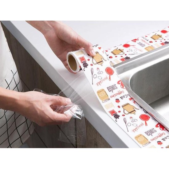 Waterproof Self-adhesion Moisture Absorption Sticker for Bathroom Toilet Kitchen Seam Decoration Lemon tea powder