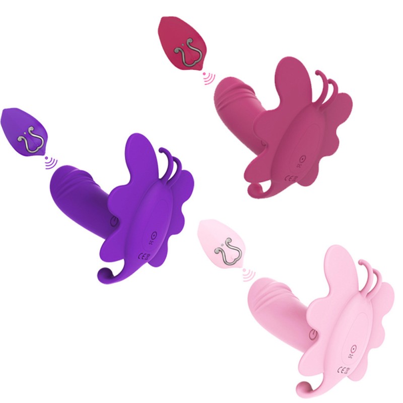 Wearable Vibrator For Women Remote Control Vibrating Masturbator Butterfly Panty Vibrator G Spot Stimulator Adult Sex Toys Purple Wearable Vibrator For Women Remote Control Vibrating Masturbator Butterfly Panty Vibrator G Spot Stimulator Adult Sex Toys Purple