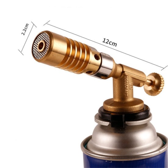 Welding  Torch High Temperature Brass Mapp Gas Turbo Brazing Solder Propane Welding Plumbing Golden