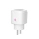 Wifi Smart Socket 16a Ac 100-240v Plug Timing Power Monitor App Voice Control for Alexa EU Plug