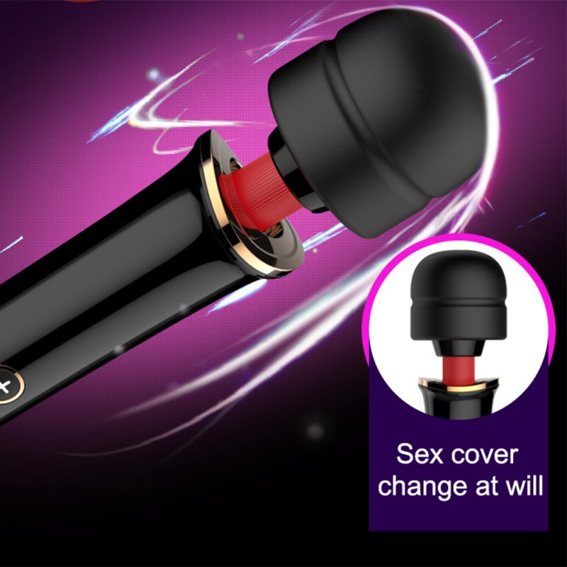Wireless Sex Vibrator G-Spot Massager Portable Rechargeable Erotic Toys AV Magic Wand For Female Clitoris Stimulator black Wireless Sex Vibrator G-Spot Massager Portable Rechargeable Erotic Toys AV Magic Wand For Female Clitoris Stimulator black