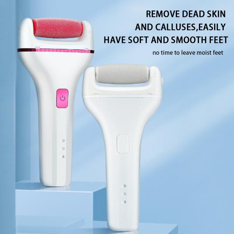 Women Foot Callus Remover Professional Electric Callous Removers For Feet With Rechargeable 2 Grinding Heads Pink Women Foot Callus Remover Professional Electric Callous Removers For Feet With Rechargeable 2 Grinding Heads Pink