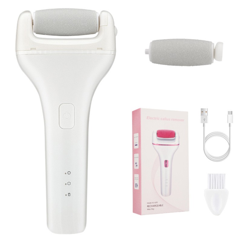 Women Foot Callus Remover Professional Electric Callous Removers For Feet With Rechargeable 2 Grinding Heads Pink Women Foot Callus Remover Professional Electric Callous Removers For Feet With Rechargeable 2 Grinding Heads Pink