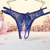 Women Sexy Lace Open Crotch Briefs Ladies Low Waist G-String Sex Game Pantie sapphire_One size Women Sexy Lace Open Crotch Briefs Ladies Low Waist G-String Sex Game Pantie sapphire_One size
