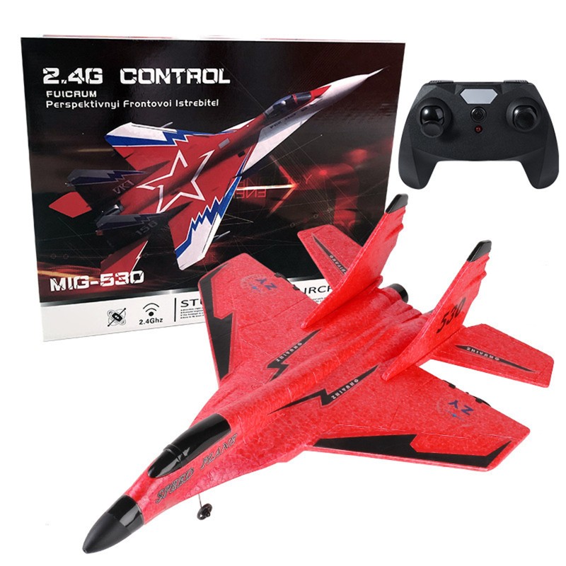 ZY-530 Remote Control Airplane With Light 2.4G EPP Foam Aircraft Fixed Wing RC Glider Red ZY-530 Remote Control Airplane With Light 2.4G EPP Foam Aircraft Fixed Wing RC Glider Red