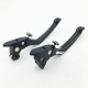 1 pair Contrast Cut Regulator Clutch & Brake Lever for  Touring Parts 14-16 black