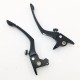 1 pair Contrast Cut Regulator Clutch & Brake Lever for  Touring Parts 14-16 black