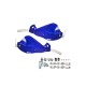 1 pair Motorcycle Handlebar Hand Guard Protector Protection Universal Aluminum Hand Guards for Motorcycle Dirt Bike black