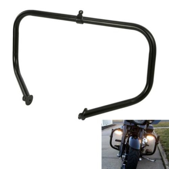 1.25"Highway Engine Guard Crash Bar For Touring Road Street Glide 09-20 black