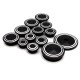 13pcs Motorcycle Frame Caps Set Frame Hole Cover Plug for BMW R NINE T 2014-2016 gray