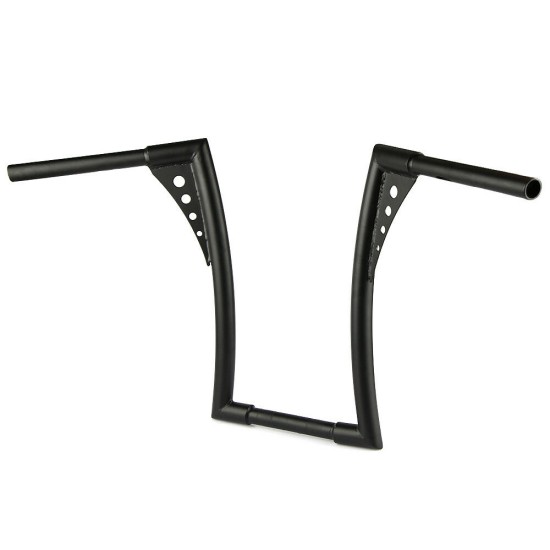 14in Motorcycle Rise Ape Hanger Handlebar For Sportster XL 883 1200 FLST  black_14 inch