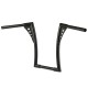 14in Motorcycle Rise Ape Hanger Handlebar For Sportster XL 883 1200 FLST  black_14 inch