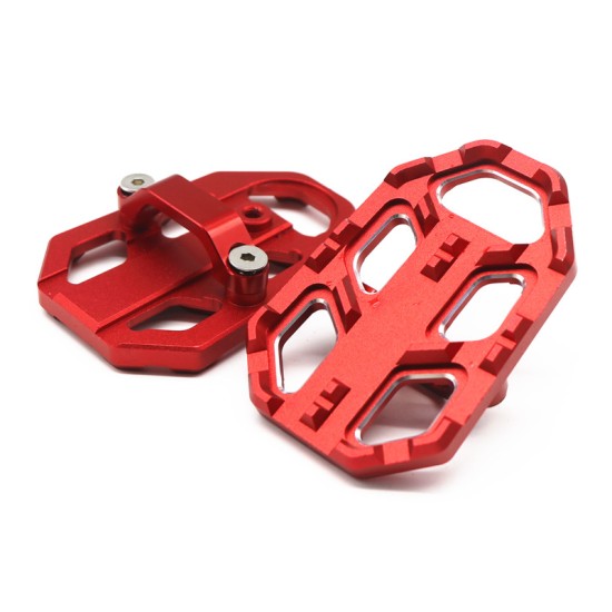 1pair Motorcycle Rear Foot Rear Brake Pedal Racing Foot Pegs FootRests Pedals for HONDA NC700X/S NC750X/S  red