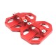 1pair Motorcycle Rear Foot Rear Brake Pedal Racing Foot Pegs FootRests Pedals for HONDA NC700X/S NC750X/S  red