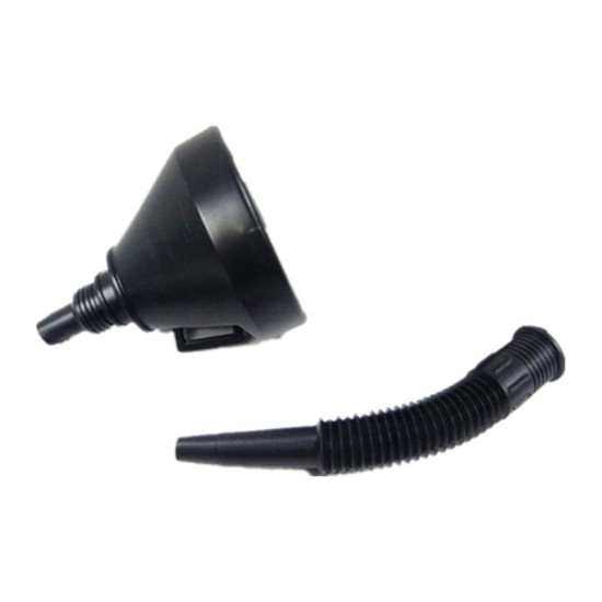 2 in 1 Plastic Funnel Spout for Oil Water Fuel Gasoline Diesel