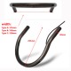 20MM Tube Universal Cafe Racer Seat Frame Hoop Brat Style Loop with LED Brake Turn Singal Light for Honda Yamaha Suzuki 210 flat opening + lamp