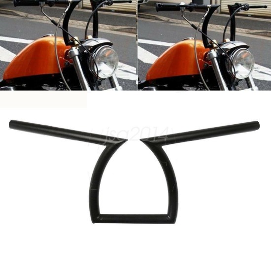 22mm 7/8 inches 25mm 1inch Motorcycle Drag Handlebars Z Bars 8-3/4" Plating