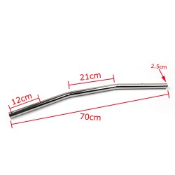 22mm 7/8 inches 25mm 1inch Motorcycle Modidied Handlebars Straight Bar Handlebar Motorcycle Accessaries Chrome Plating