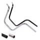 22mm 7/8"  25mm 1" Motorcycle Modified Handlebar for  Honda Kawasaki Suzuki Chopper Bobber Cafe Racer plating