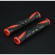 2Pcs Universal Soft Non-Slip Brake Lever Grip Protector Handlebar Cover for Motorcycle Orange