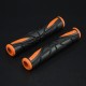 2Pcs Universal Soft Non-Slip Brake Lever Grip Protector Handlebar Cover for Motorcycle Orange