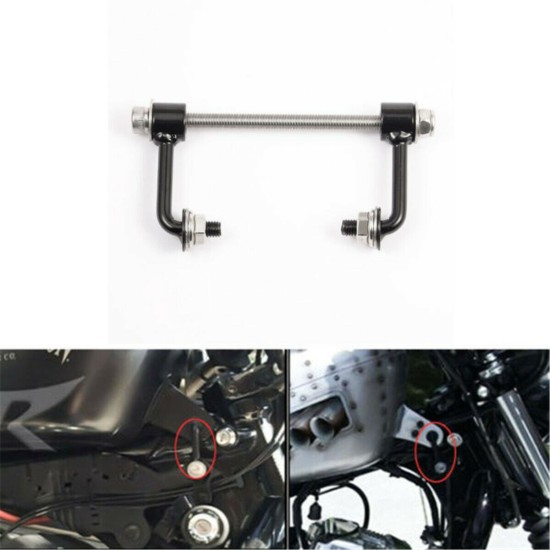 2" Motorcycle Gas Reservoir Lift Kit For  Sportster XL 883 1200 Iron 48 95-17 black