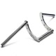 7/8'' 22mm Motorcycle Drag Z-Bar Pullback Handlebar for  Honda black