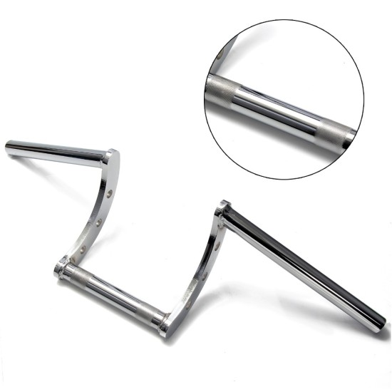 7/8'' 22mm Motorcycle Drag Z-Bar Pullback Handlebar for  Honda silver