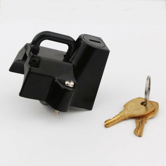 7/8" to 1-1-4" Universal Security Anti-theft Motorcycle Helmet Lock  black_22mm