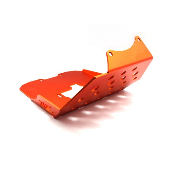 Aluminum Motorcycle Engine Guard Protector Skid Plate For KTM DUKE 390 13-16 Orange