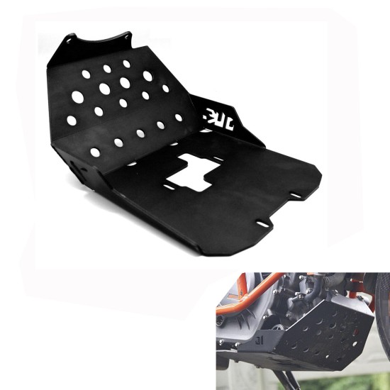 Aluminum Motorcycle Engine Guard Protector Skid Plate For KTM DUKE 390 13-16 black