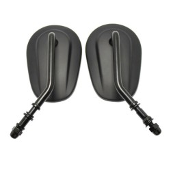 Aluminum Motorcycle Rear View Mirrors black