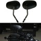 Aluminum Motorcycle Rear View Mirrors black