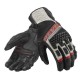 Breathable Leather Touch screen Gloves for Outdoor Motorcycle Cycling Riding Racing red_L