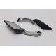 Carbon Alloy Motor Rearview Mirror Motorcycle Aluminum CNC Motor Rear View Mirror black