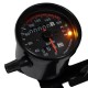 For Honda Cafe Racer Motorcycle Odometer Speedmeter Tachometer LED Speed Meter black