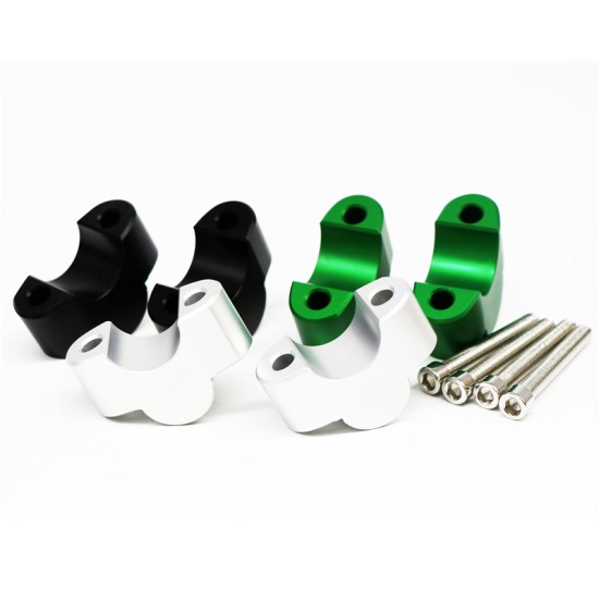 For Kawasaki Z900RS 17-19 Motorcycle Modification Handlebar Risers/Height up Adapters Silver