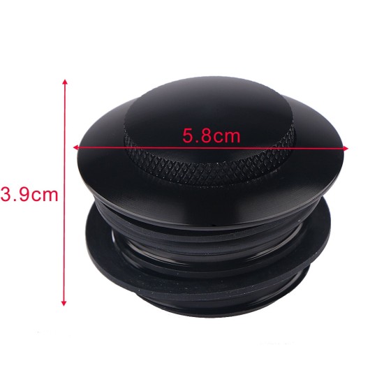 Gloss Black Smooth Dash Fuel Console Gas Box Cap Cover for  Touring 08-18 Matte + fuel tank cap