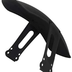 Metal Motorcycle Rear Front MudGuard Cover Protector Fit for CG125 Retro Modification black_Single front